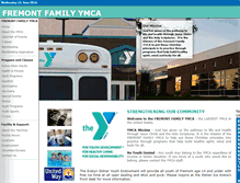 Tablet Screenshot of fremontfamilyymca.org